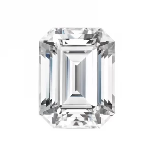 emerald cut moissanite