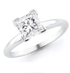 Solitaire engagement ring