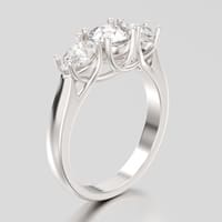 3 stone engagement ring